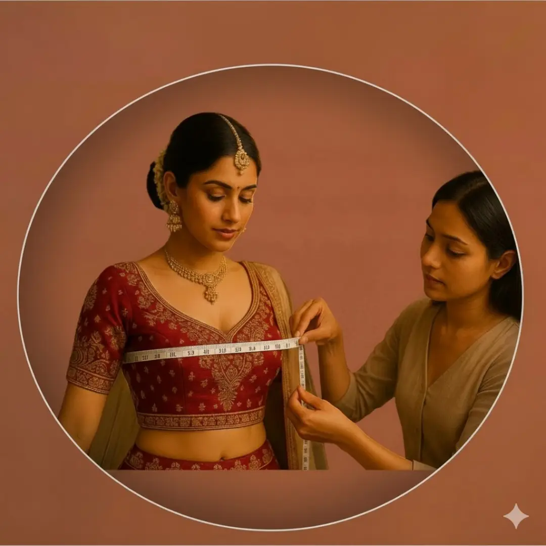 Why Your Bridal Blouse Doesn't Fit