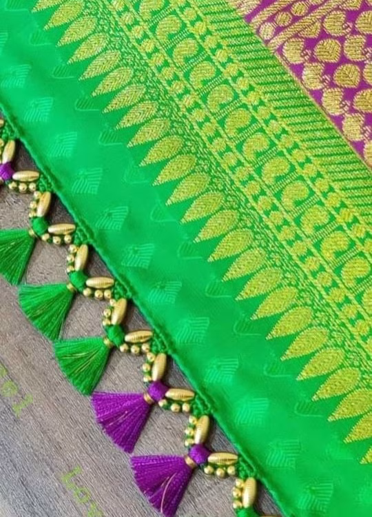 Elegance with Saree Tassels