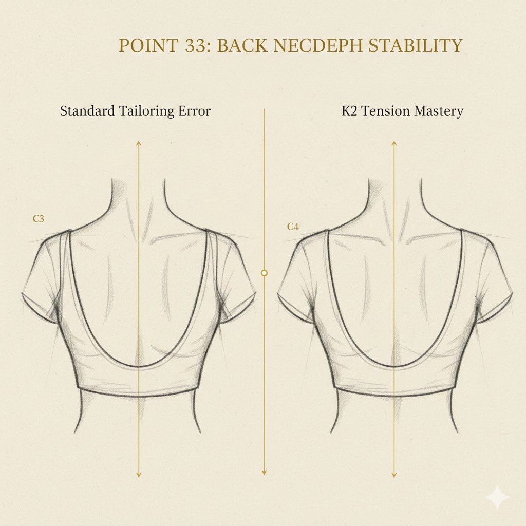 Point 33: Back Neck Depth