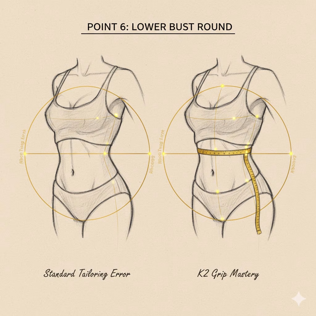 Point 6: Lower Bust Round