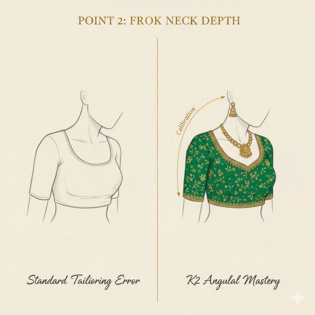 Point 2: Front Neck Depth