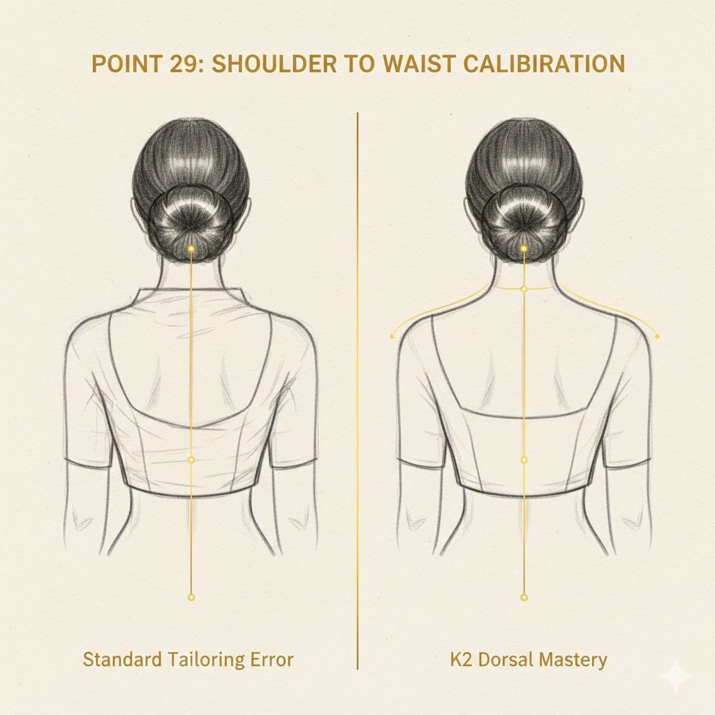 Point 29: Shoulder to Waist (Back)